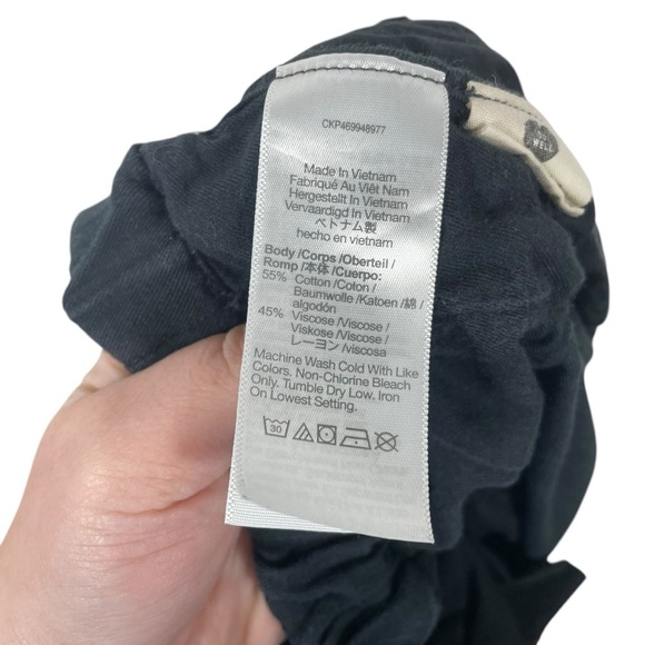 Madewell Women’s High Rise Pull On Shorts in Black Size L - Picture 13 of 14